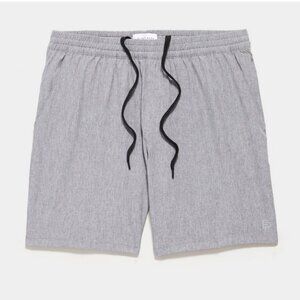 NEW MEN'S FLINT PARK ADVANTAGE LINED HEATHER GRAY 7"SHORTS TENNIS SZ L $68